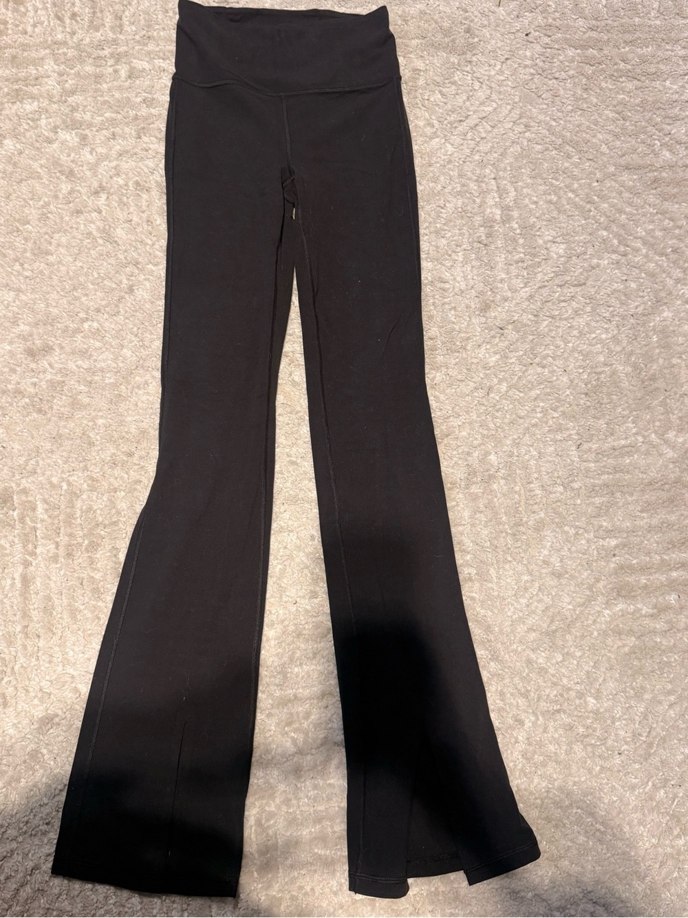 Athleta Black High-Waist Flared Yoga Pants